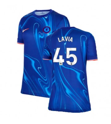 Chelsea Romeo Lavia #45 Primera Equipación Mujer 2024-25 Manga Corta